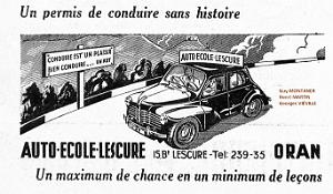 xORAN - Auto-Ecole Lescure - 23 Bd Lescure - Buvard